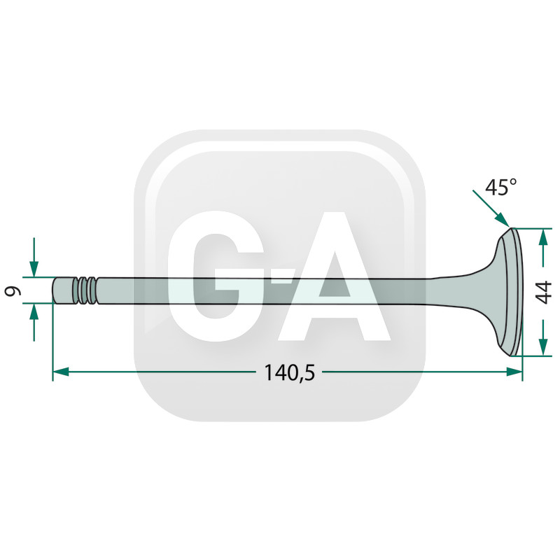 Soupape admission Mercedes Benz